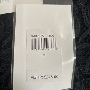 Brand new black lacey sweater,  7 For All Mankind